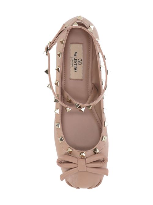 Powder pink calf leather ballerina Valentino Garavani | 4W2S0HB6XGRGF9